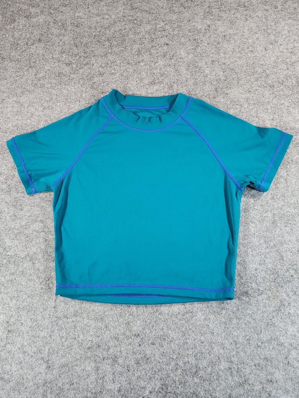 BuffBunny Teal Crop Active Surf Crop Top Small